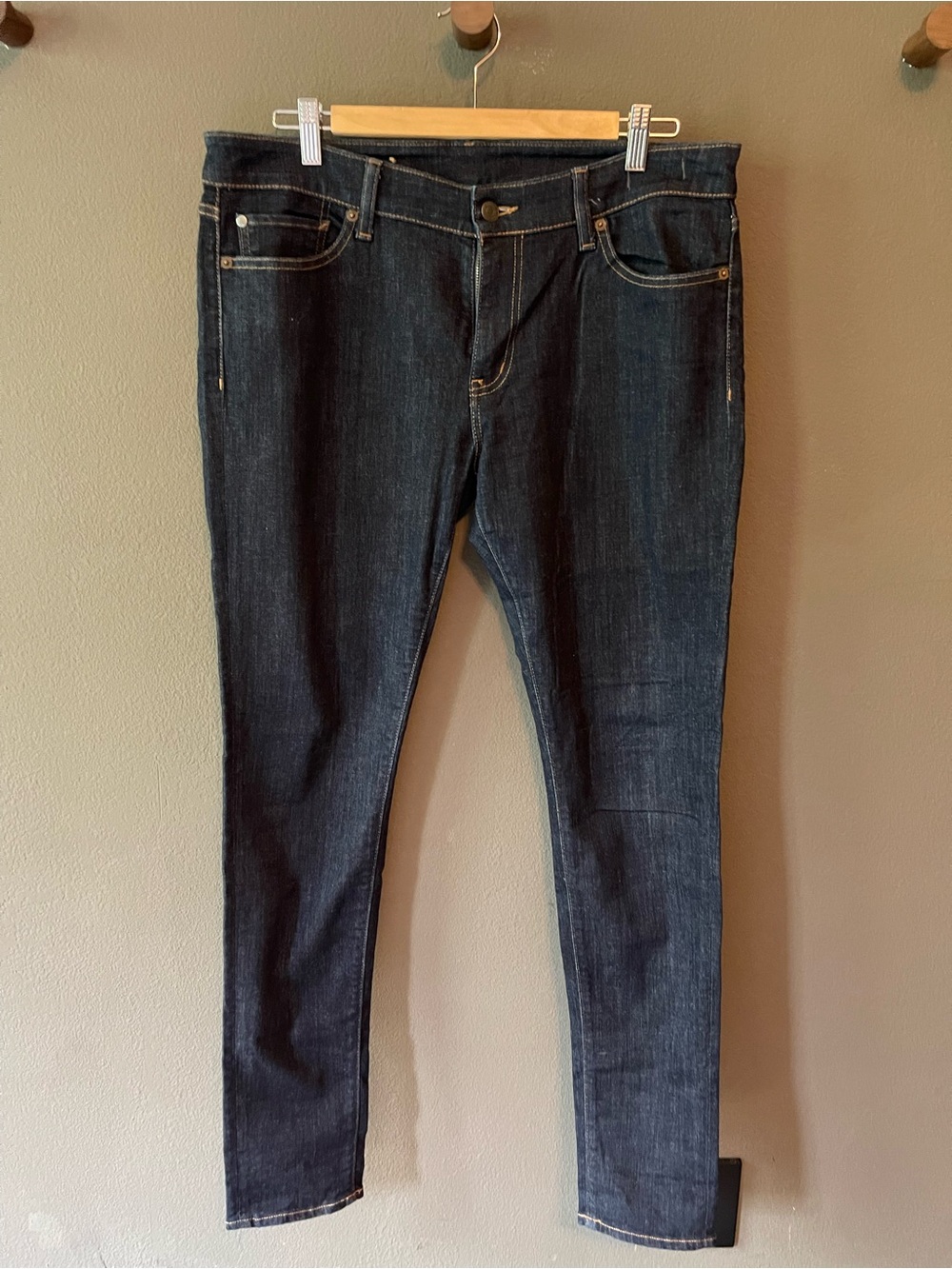 Denim & Supply Ralph Lauren Dark Blue Jeans with Flag Patch
